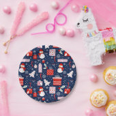 Weihnachtspapier-Teller Pappteller (Party)