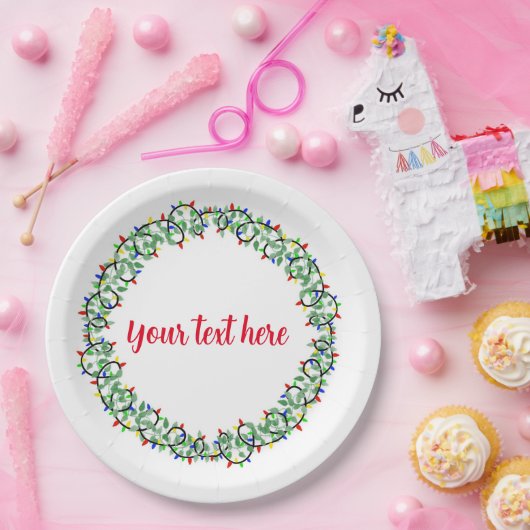 Weihnachtspapier-Teller Pappteller (Party)