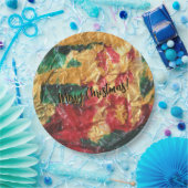 Weihnachtspapier-Teller Pappteller (Party)