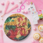 Weihnachtspapier-Teller Pappteller (Party)