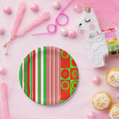 Weihnachtspapier-Teller Pappteller (Party)