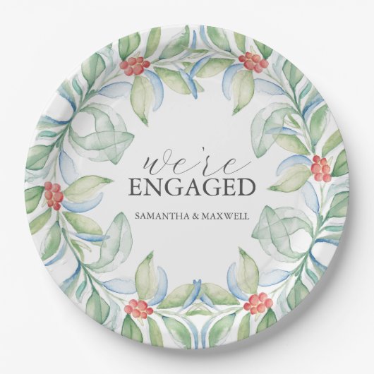 Weihnachtspapier-Teller Pappteller (Vorderseite)