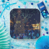 Weihnachtspapier-Teller Pappteller (Party)