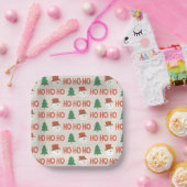 Weihnachtspapier-Teller Pappteller (Party)