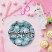 Weihnachtspapier-Teller, Pappteller (Party)