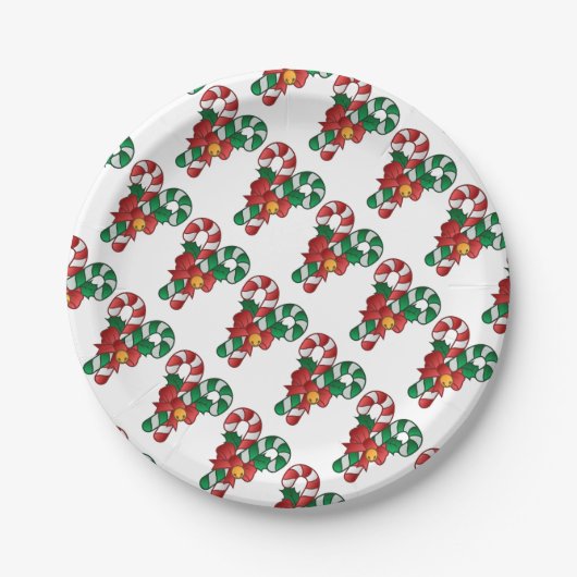 Weihnachtspapier-Teller/Süßleinen Pappteller (Vorderseite)