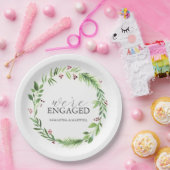 Weihnachtspapier-Teller Wasserfarbenkrez Pappteller (Party)