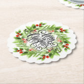 Weihnachtspapier-Untersetzer Untersetzer (angewinkelt)