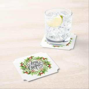 Weihnachtspapier-Untersetzer Untersetzer