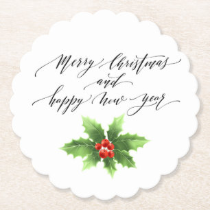 Weihnachtspapier-Untersetzer Untersetzer