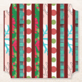 Weihnachtspapier-Untersetzer Untersetzer (Vorderseite)