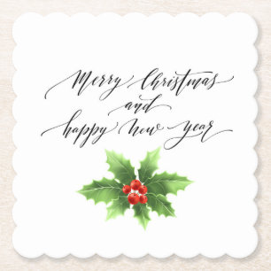 Weihnachtspapier-Untersetzer Untersetzer