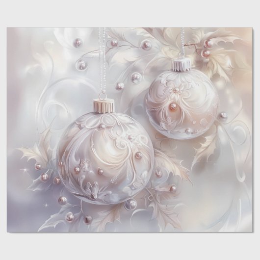 Weihnachtspapier - Viktorianischer Winter Geschenkpapier (Flach)
