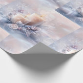 Weihnachtspapier - Viktorianischer Winter Geschenkpapier (Ecke)