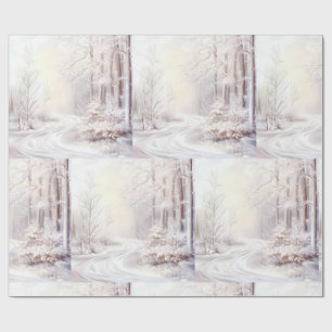 Weihnachtspapier - Viktorianischer Winter Geschenkpapier