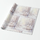 Weihnachtspapier - Viktorianischer Winter Geschenkpapier (Ungerollt)