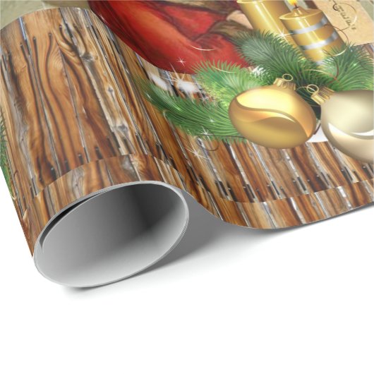 Weihnachtspapier Vintag Geschenkpapier (Rolleneckpunkt)