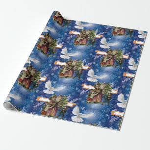 Weihnachtspapier Vintage Geschenkpapier