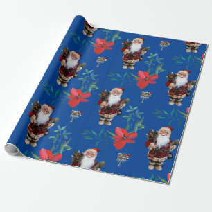 Weihnachtspapier Weihnachtsmann Geschenkpapier
