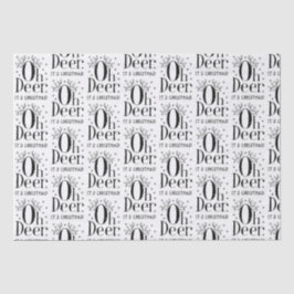 Weihnachtspapier Weihnachtsmann lustige Illustrati Seidenpapier