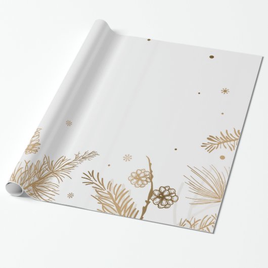 Weihnachtspapier Winter Geschenkpapier (Ungerollt)