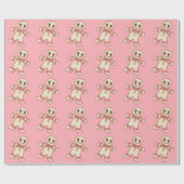 Weihnachtspapier zum Einwickeln von rosa Weihnacht Geschenkpapier (Flach)