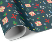 Weihnachtspapier zum Feiern Geschenkpapier (Rolleneckpunkt)