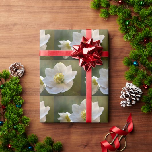 Weihnachtspapier zur Blume Geschenkpapier (Feiertagsgeschenk)