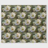 Weihnachtspapier zur Blume Geschenkpapier (Flach)