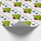 Weihnachtspapierbaum Geschenkpapier (Ecke)