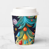 Weihnachtspapierbecher Pappbecher (Rückseite)