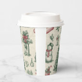 Weihnachtspapierbecher Pappbecher (Links)