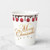 Weihnachtspapierbecher Pappbecher (Rückseite)