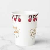 Weihnachtspapierbecher Pappbecher (Links)