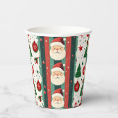 Weihnachtspapierbecher – Weihnachtsmann Pappbecher (Vorderseite)