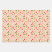 Weihnachtspapierblätter Geschenkpapier Set (Vorderseite 3)