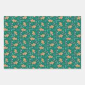 Weihnachtspapierblätter Geschenkpapier Set (Vorderseite 2)