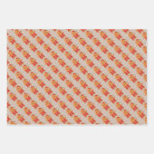 Weihnachtspapierblätter Geschenkpapier Set (Vorderseite 3)