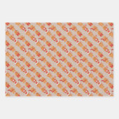 Weihnachtspapierblätter Geschenkpapier Set (Vorderseite 2)