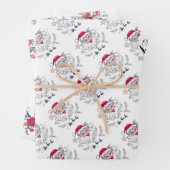 Weihnachtspapierblätter Geschenkpapier Set (Beispiel)