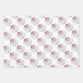 Weihnachtspapierblätter Geschenkpapier Set (Vorderseite)