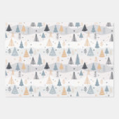 Weihnachtspapierblätter Geschenkpapier Set (Vorderseite 3)