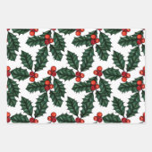 Weihnachtspapierblätter Geschenkpapier Set (Vorderseite)