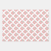 Weihnachtspapierblätter Geschenkpapier Set (Vorderseite)