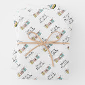 Weihnachtspapierblätter Geschenkpapier Set (Beispiel)