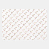 Weihnachtspapierblätter Geschenkpapier Set (Vorderseite 2)