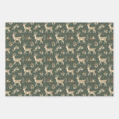 Weihnachtspapierblätter Geschenkpapier Set (Vorderseite)