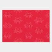 Weihnachtspapierblätter Geschenkpapier Set (Vorderseite)