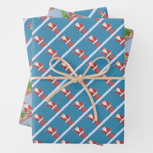 Weihnachtspapierblätter Geschenkpapier Set (Beispiel)