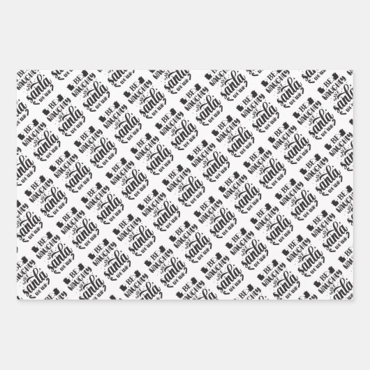 Weihnachtspapierblätter Geschenkpapier Set (Vorderseite 2)